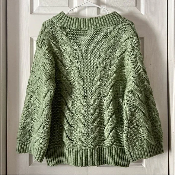 Princess Polly Oversized Cable Knit Sweater - Picture 3 of 5